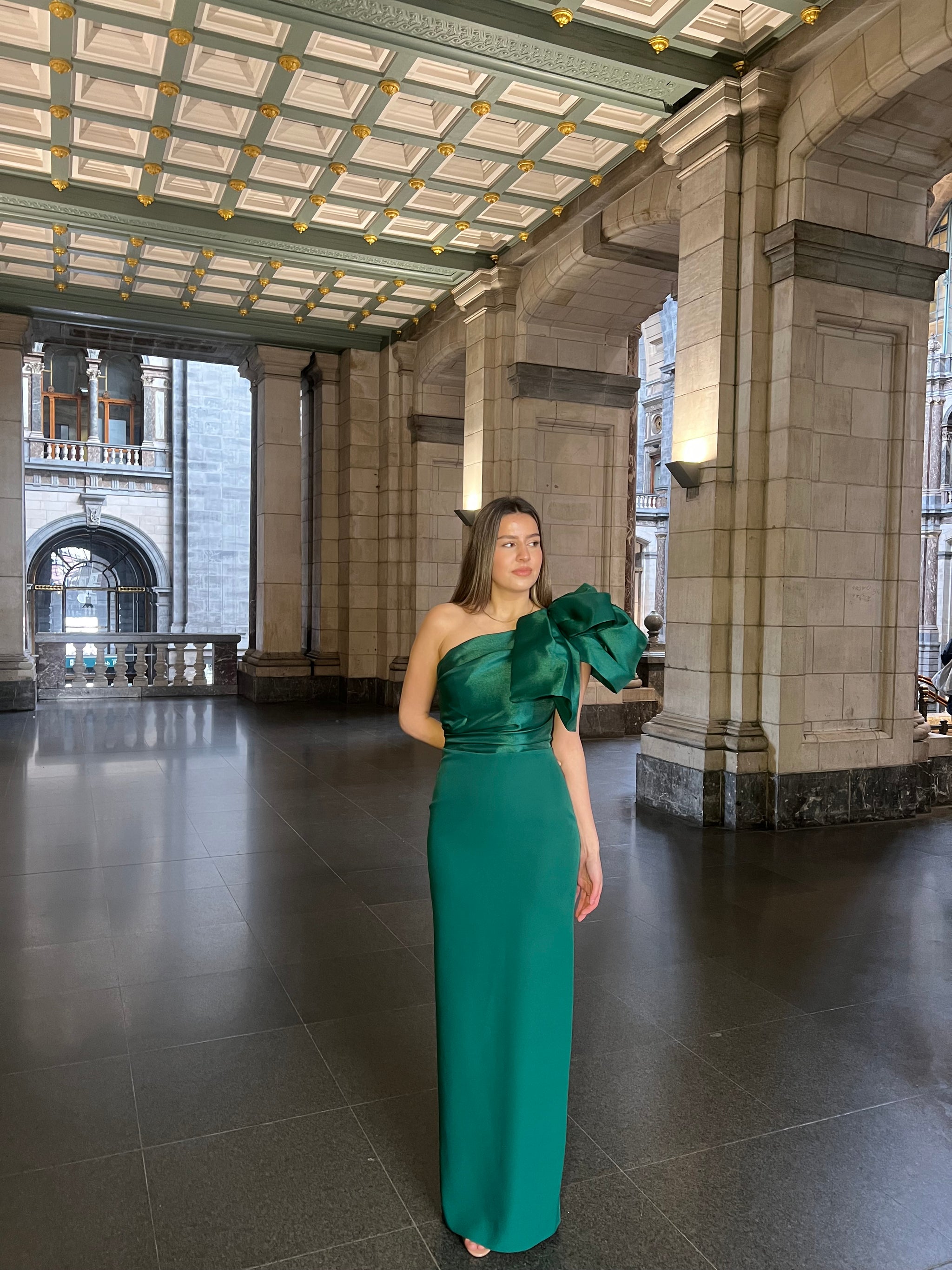 The Celine dress green The Celine dress green