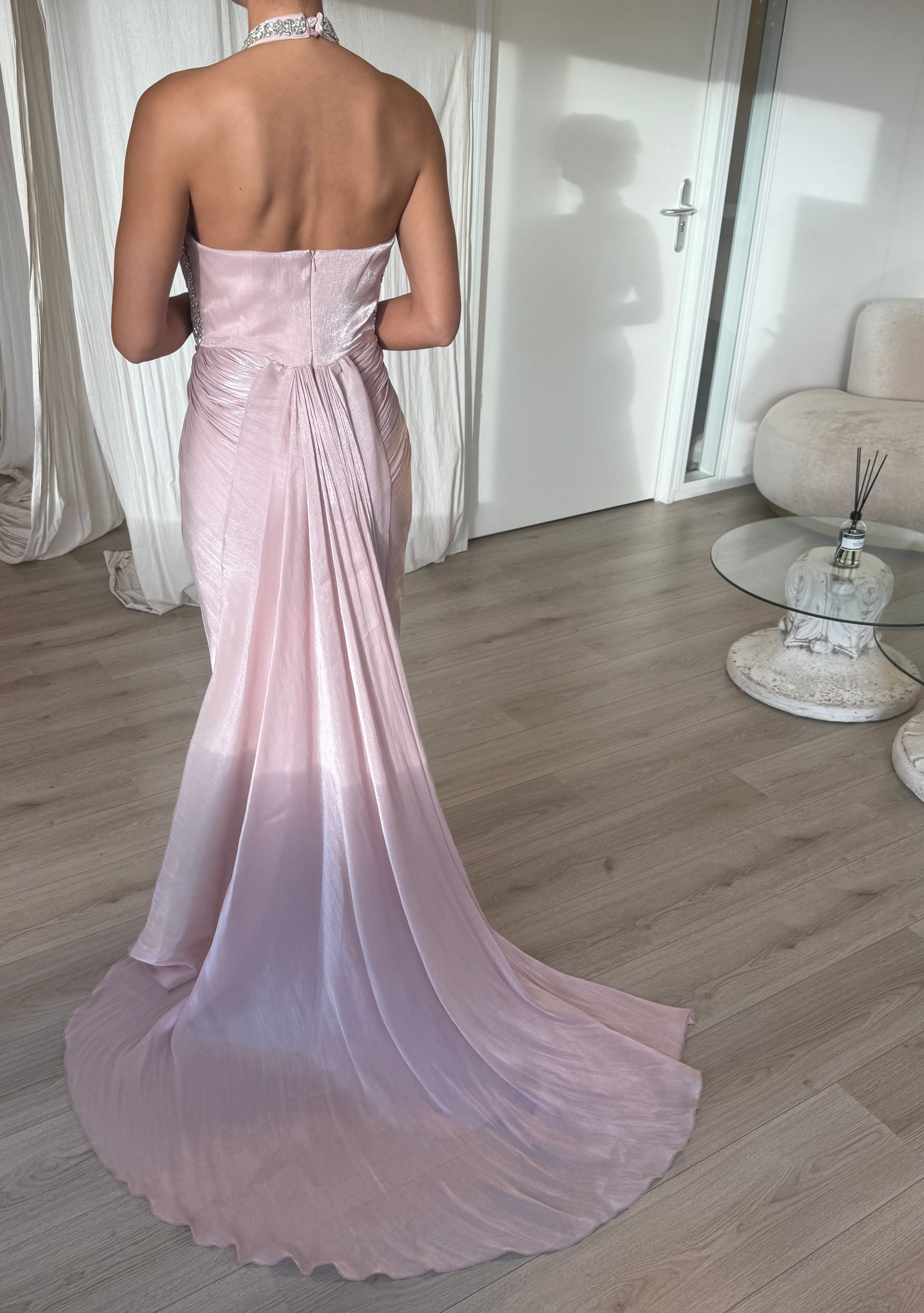 selena dress pink Selena Pink Print Maxi Dress