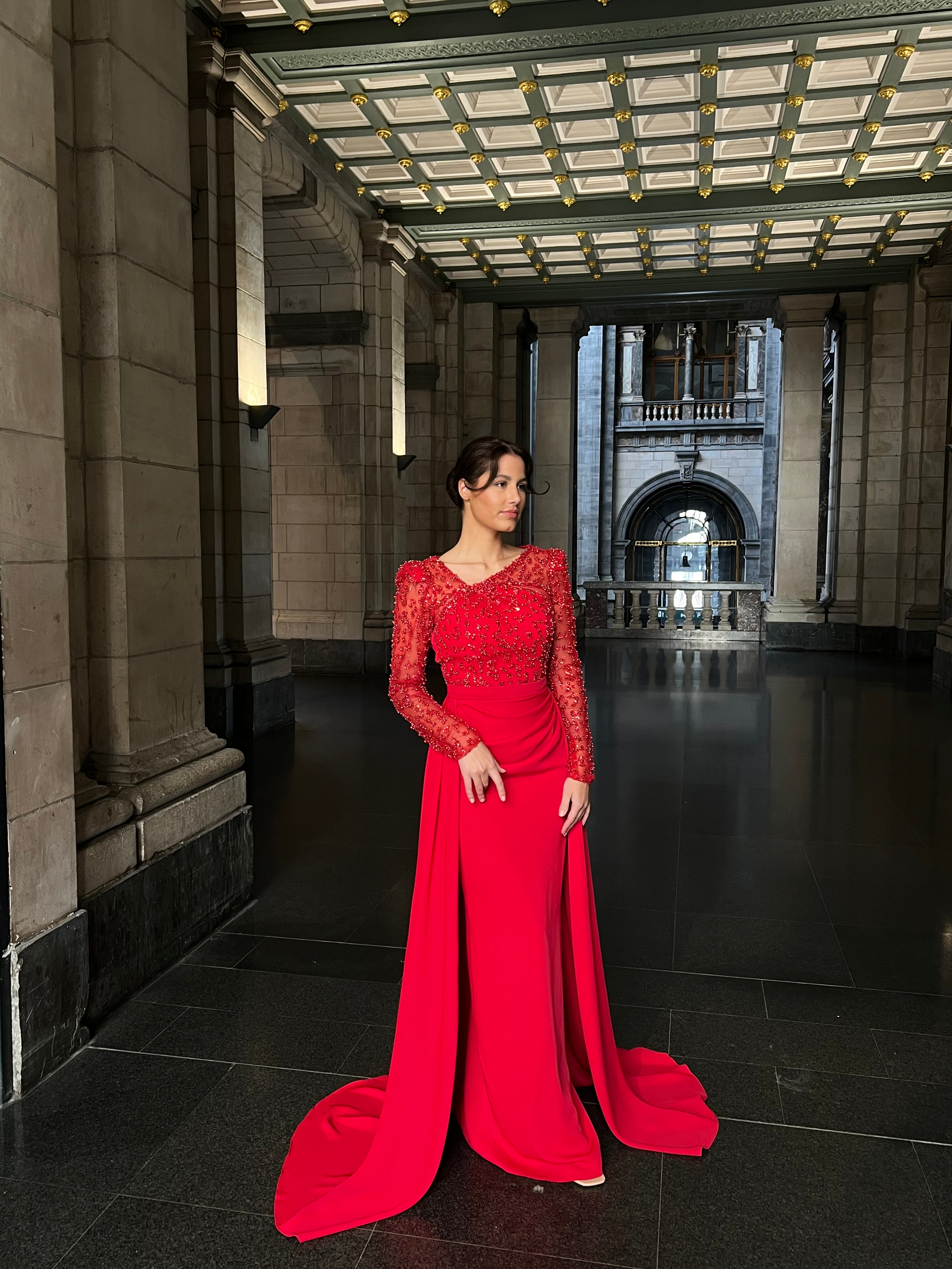 zara dresses red The Zara dress red – Leyna Dresses
